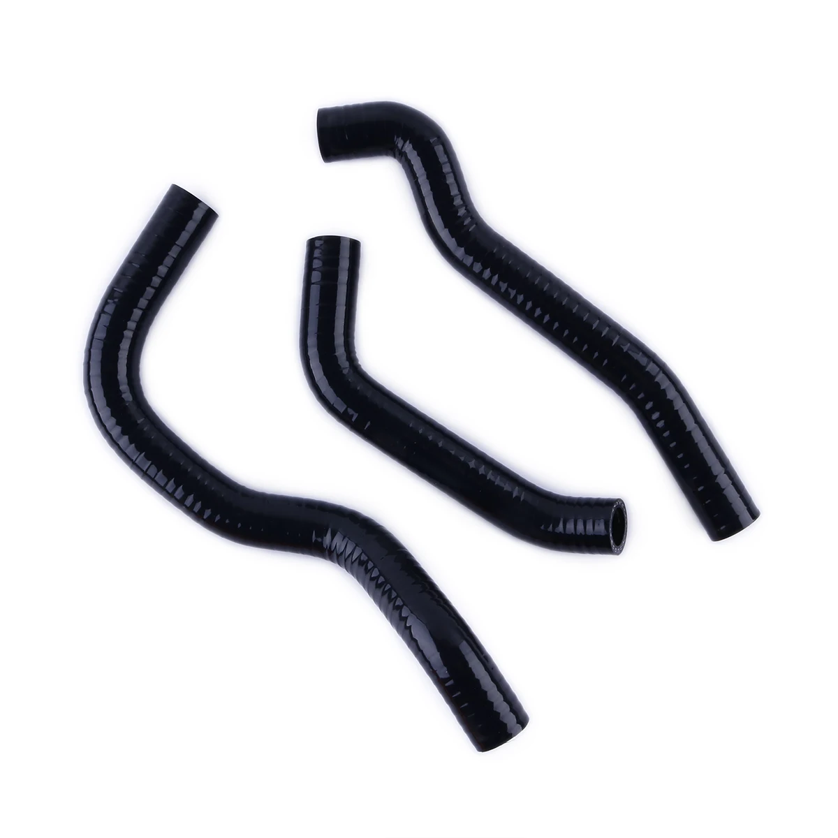 3PCS 3PLY For 1987-2007 Kawasaki KLR650 KLR 650 Silicone Radiator Coolant Hose Pipe Tube Kit 1988 1989 1994 1999 2000 2004 2006