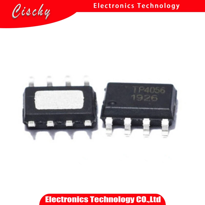 10pcs/lot TP4056 SMD 1A 4056 Linear Li-Ion battery charger IC / lithium charge management IC SOP8 100% good TP4056E