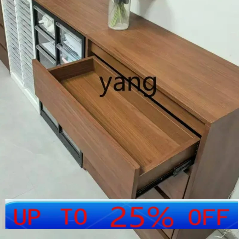 

LMM solid wood medieval manicure cabinet display storage cabinet nail polish glue cabinet storage floor