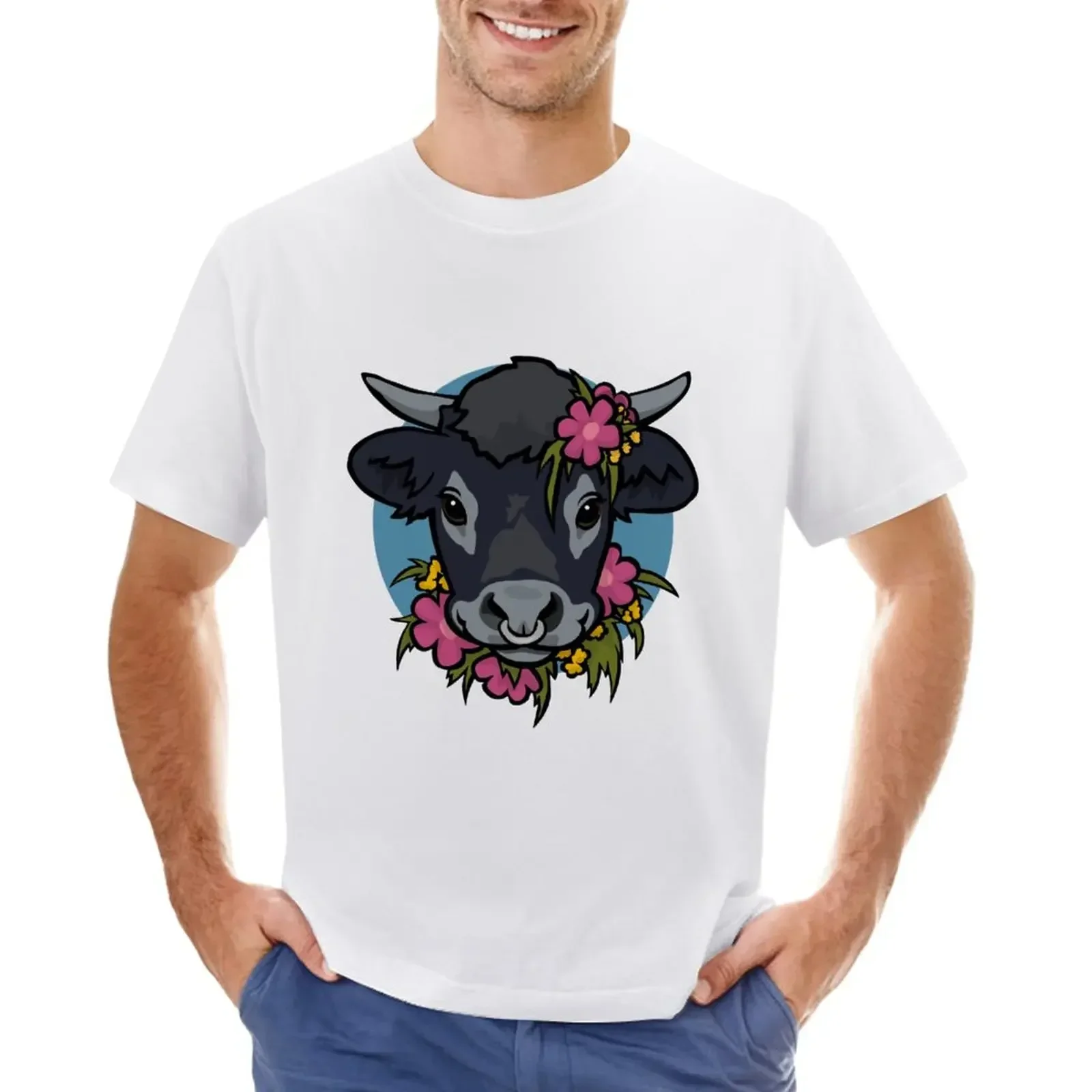 Ferdinand the Bull T-Shirt Aesthetic clothing hippie clothes sports fans kawaii clothes plain white t shirts men