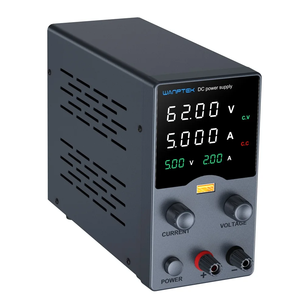 wanptek GA605H 0-62V 0-5A 310W Lab DC Switch Power Supply Adjustable Variable Regulator Power Supply for Phone Repair Charge