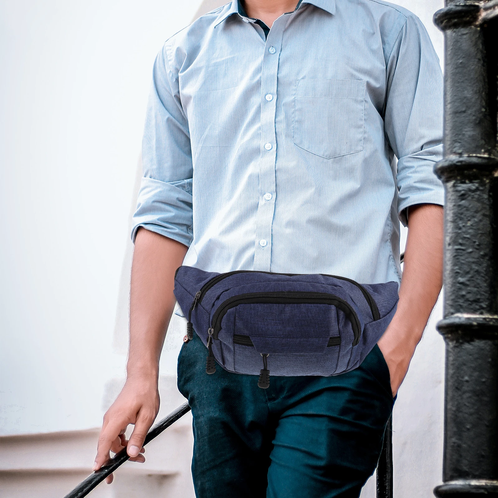 

Multifunctional Waist Bag Large Capacity Waterproof Mens Outdoor Cycling Work Tool Fanny Pack Multiple Pockets Sports Hip Bum