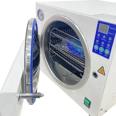 lab  high temperature portable 18L autoclave sterilizer dry heat disinfection cabinet stainless steel for hospital