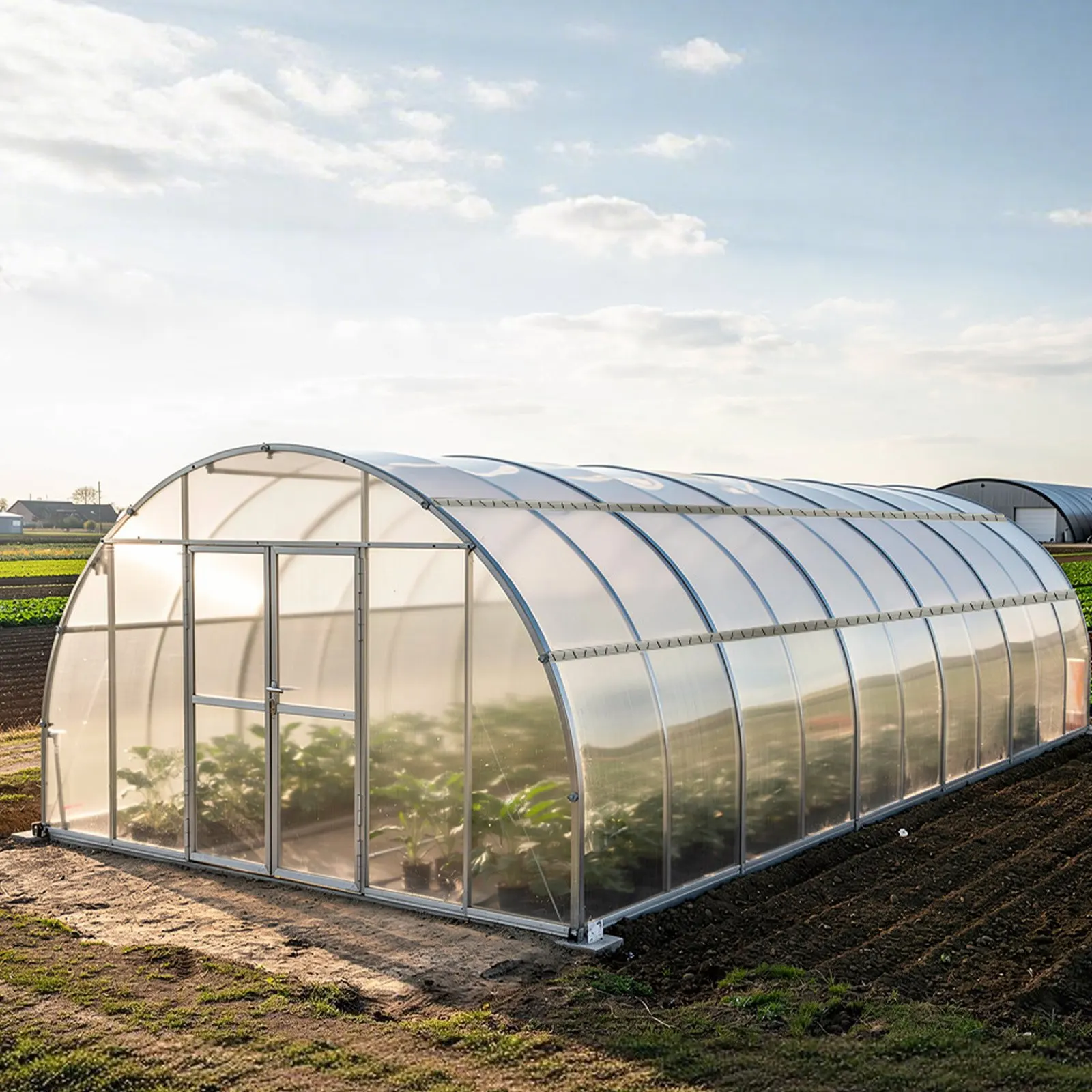 

Greenhouse Spring Wire and Lock Channel, 30 Packs 6.56 ft PVC-Coated Wiggle Wire & Aluminum Alloy Channel Bundle Kit with Inc