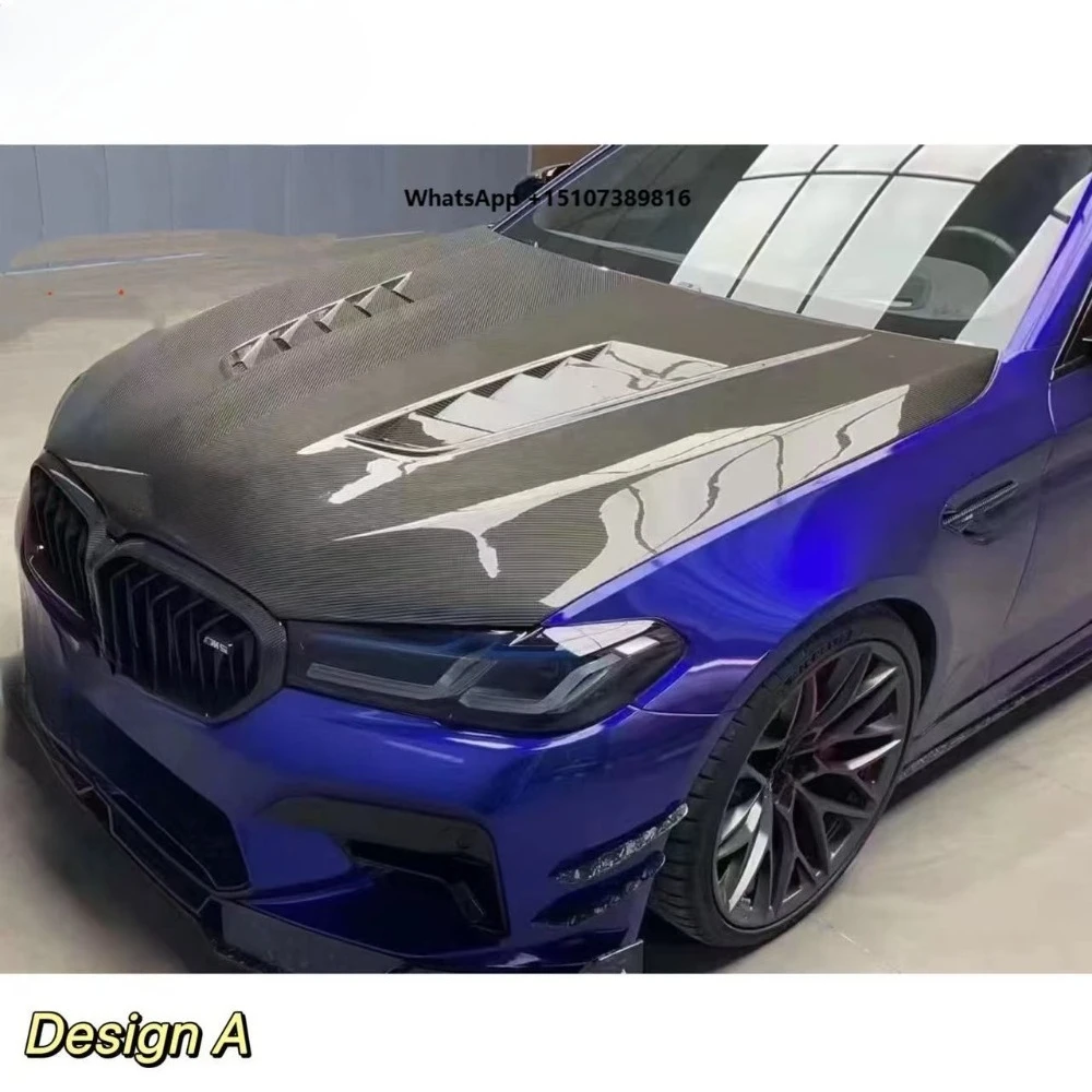 

MRD for 5 Series F90 G30 2016+ F90 M5 Engine Cover Real Carbon Fiber Car Hood Bonnet Cover V Style