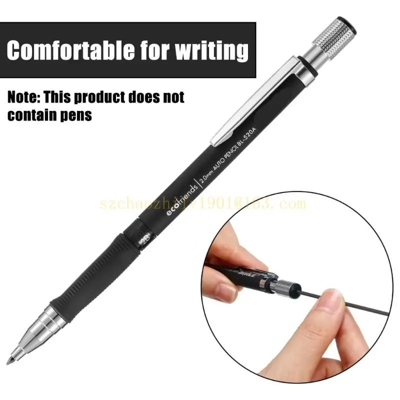 Wkłady 62KA dla automatycznego ołówka mechanicznego 2,0 mm, szkicowanie szkicowania