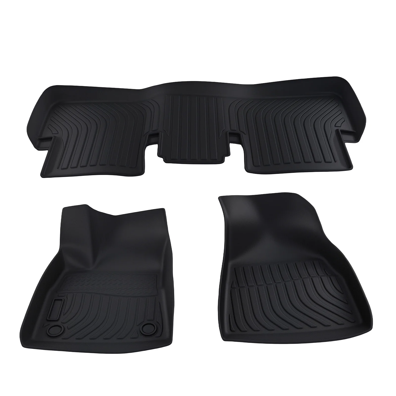 

Черные коврики для пола из TPE-резины для Tesla Model 3 2024-2025, комплект автомобильных ковриков