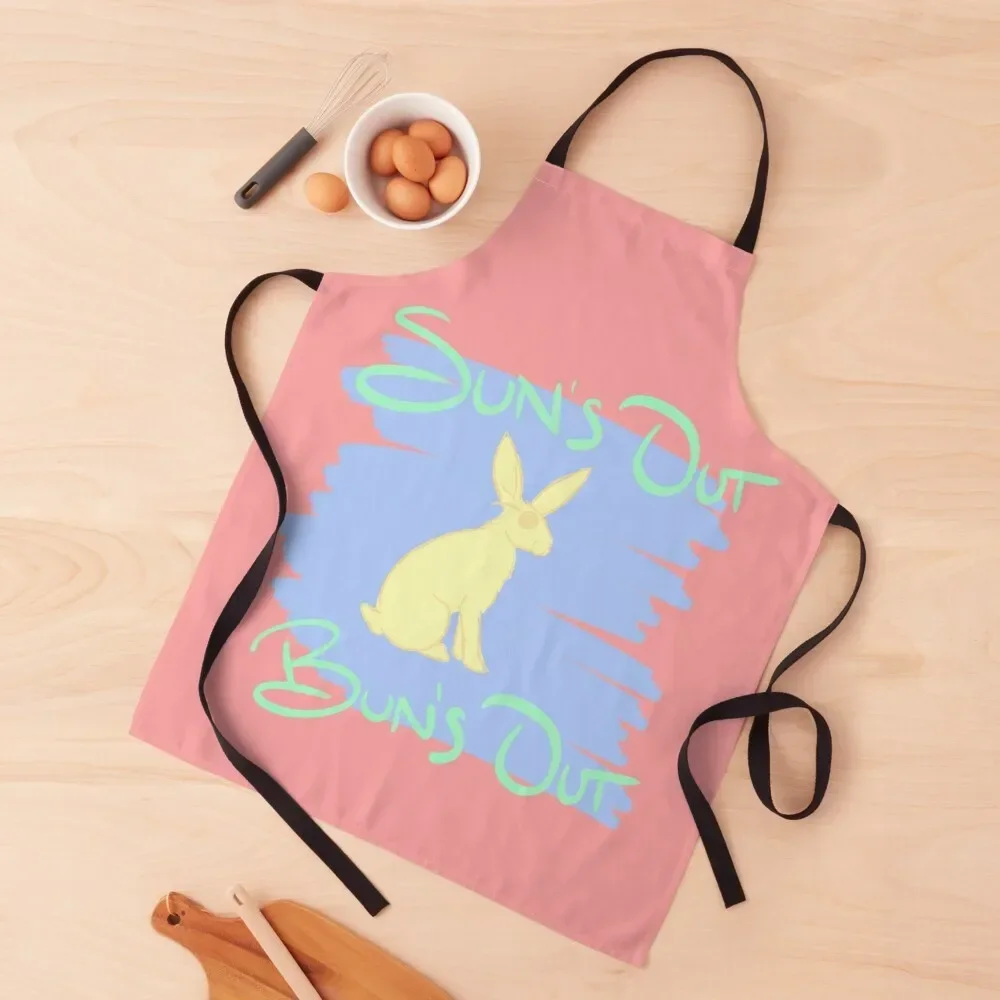 Sun's Out Bun's Out #1 Apron christmas Smock for hairdressing Kitchen Things For Home Apron