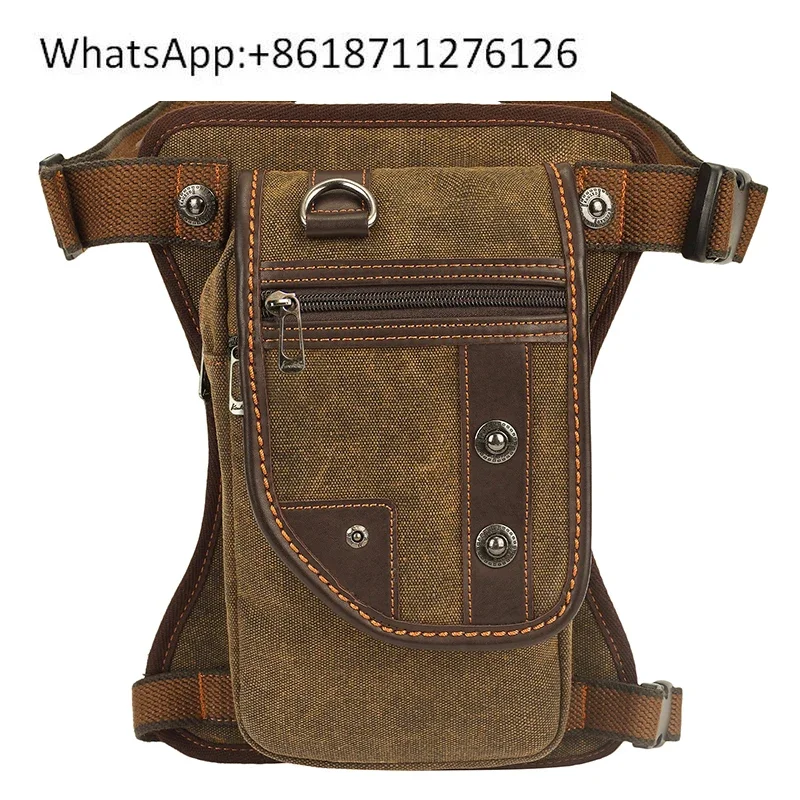 Trend Leg Bag Men's Waist Bag Satchel Knight Riding Multifunctional Bag Men's Locomotive