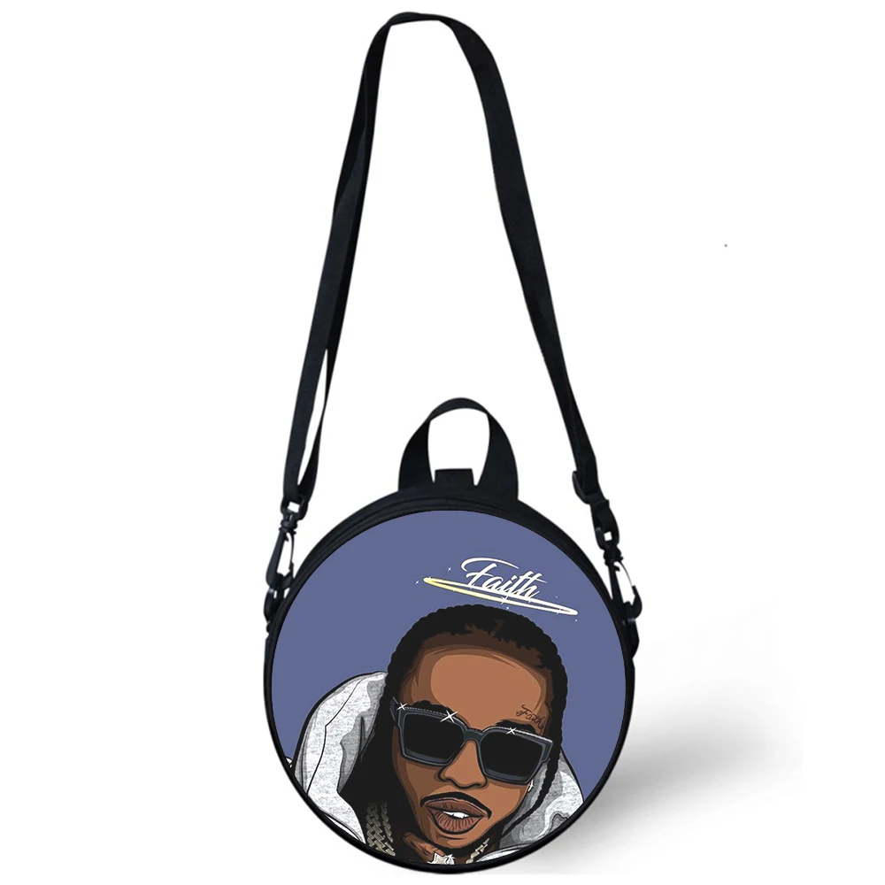 Pop Smoke Rapper เด็กอนุบาลกระเป๋า 3D พิมพ์ไหล่ Crossbody กระเป๋าสําหรับโรงเรียนผู้หญิง Mini Bagpacks Rugtas กระเป๋า