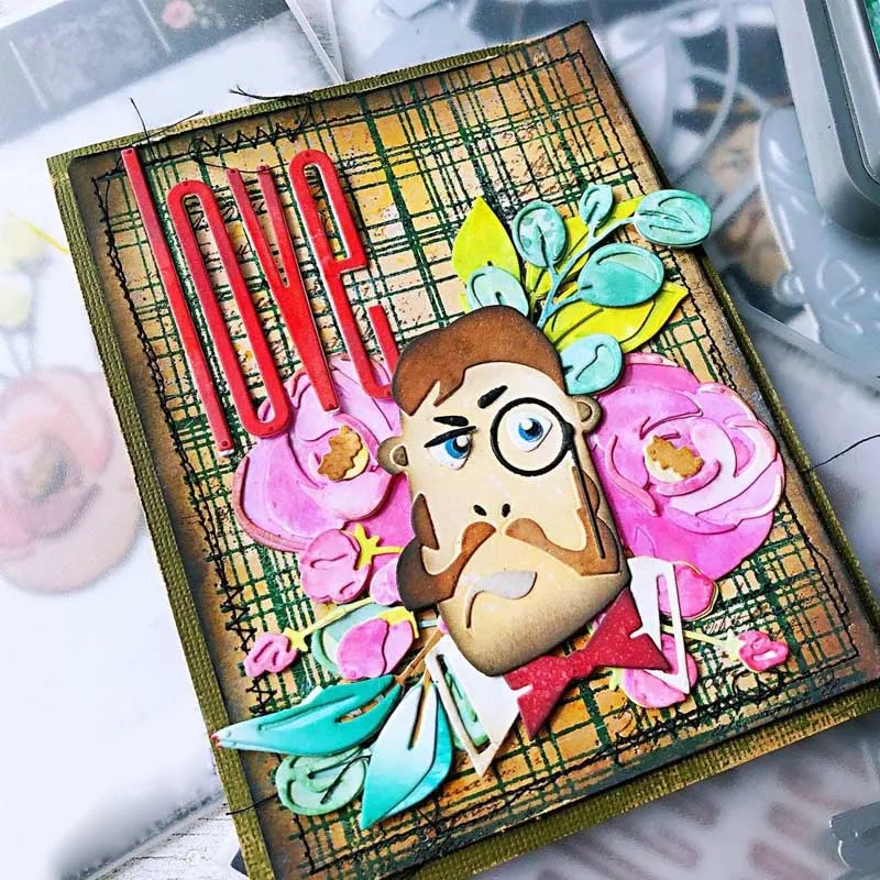 Lady Gentlemen Collection Metal Cutting Dies For DIY Scrapbooking Photo Album Craft Decora Paper Template Craft Gift Card Making