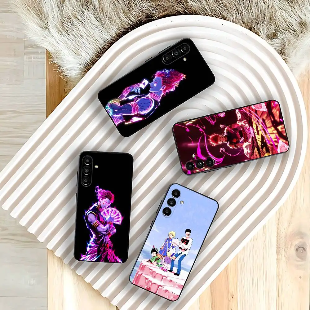 H-Hunter X Hunter HXH Hisoka Phone Case For Samsung  A73,72,51,53,52,71,22,5G,Note,J7,8,9 Classic Versatile Black Soft Shell