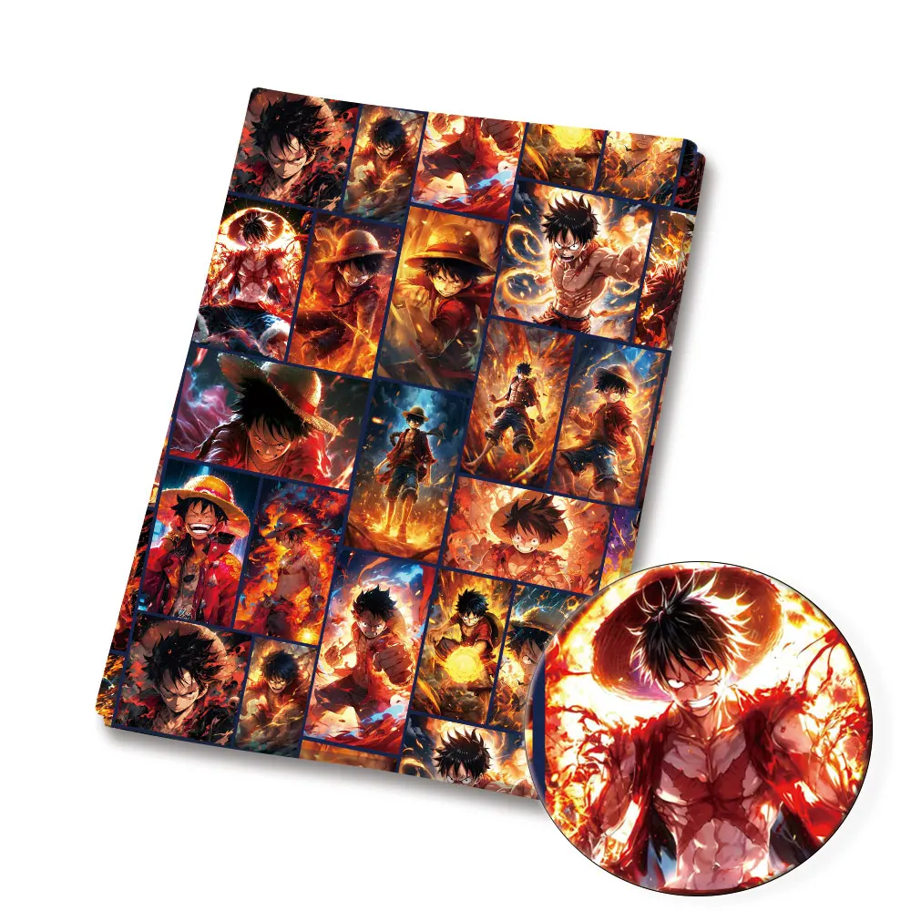 One Piece Anime peripherals Fabric 140*50cm DIY Sewing Patchwork Quilting Baby Dress Printed Fabric Fabric Sewing Kids