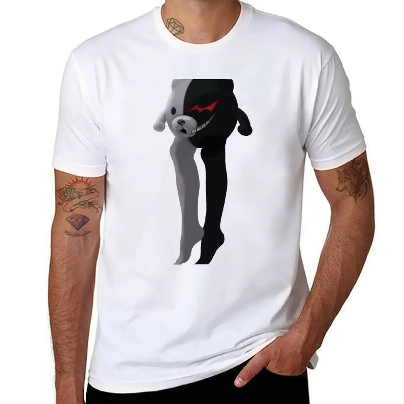 

Ball Monokuma but leg T-Shirt Casual Pattern Print Tee Shirt