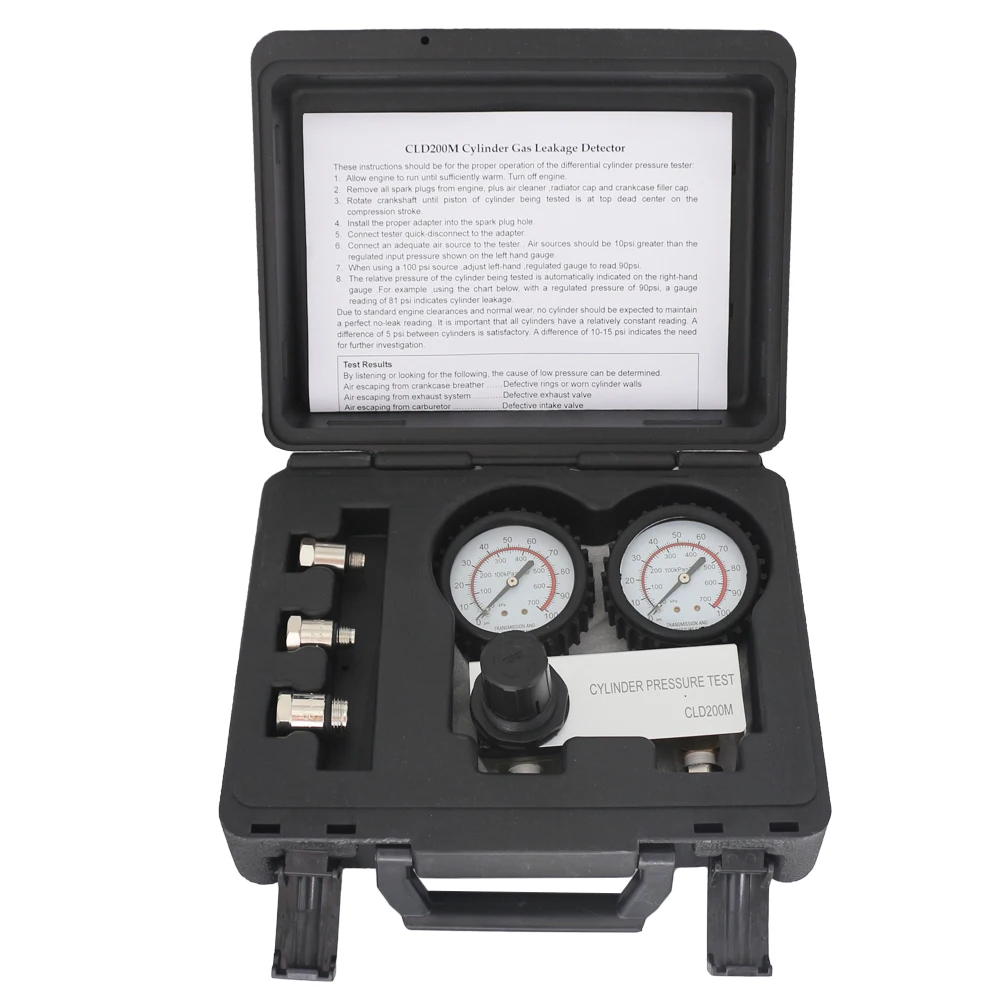 CLD200 Universal Cylinder Leakage Testers for Auto Diagnostic Tool Cylinder Pressure Gauge