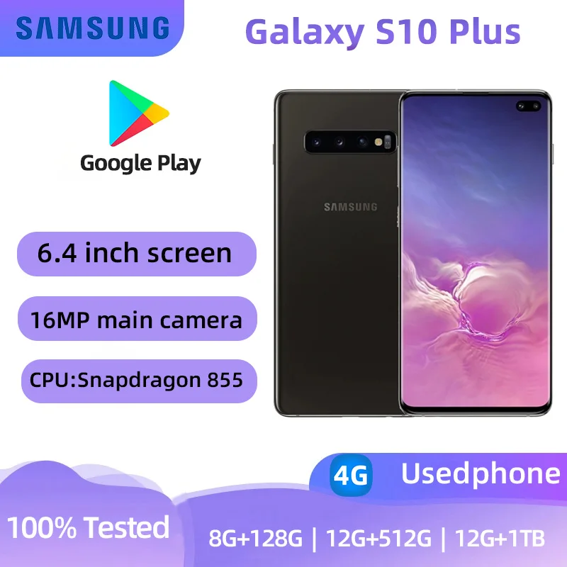 Samsung Galaxy S10+ G975U1 S10 Plus 6.4