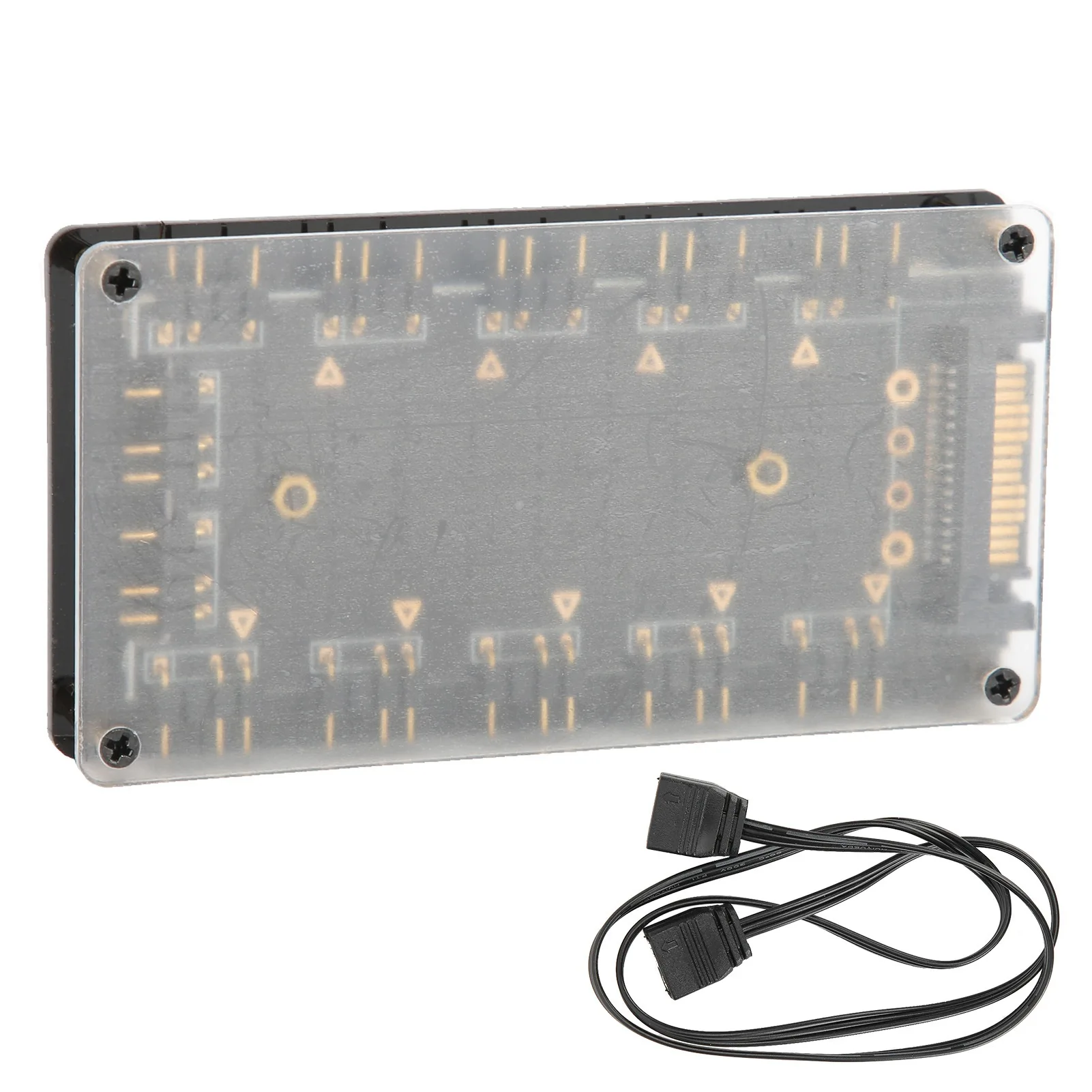 

Разветвитель концентратора вентилятора для материнской платы ASUS/MSI AURA RGB 5 В 3-контактный 10-в-1 расширение интерфейса