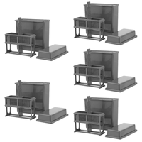 24 Slots Plastic Slide Rack Microscope Staining Jar Storage Boxes Bins Laboratory Teaching Research Tools Home ganization
