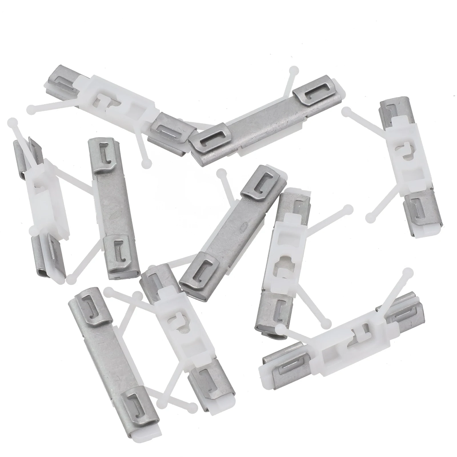 10Pc Front Windshield Post Trim Clip Windshield Post Clip For Volvo XC60 2008-2016 Windshield parts Metal Plastic White 30753487