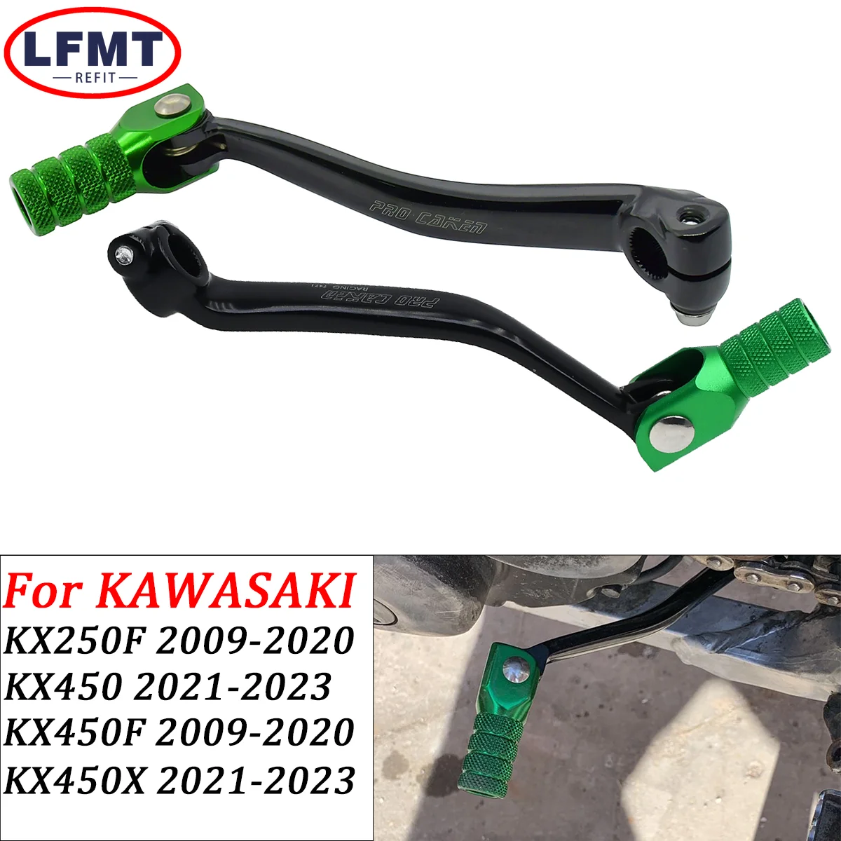 

CNC Gear Shifter Shift Lever For KAWASAKI KX250F KXF250 2009-2020 KX250 2019 KX KXF Dirt Bike Motorcycle