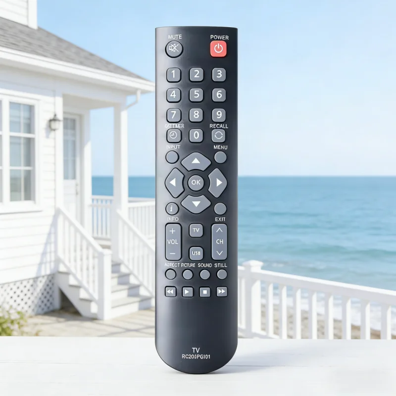 

New RC200PGI01 Universal Remote Control Compatible with Panasonic LCD LED TVs And DAEWOO Various Models Remote Control