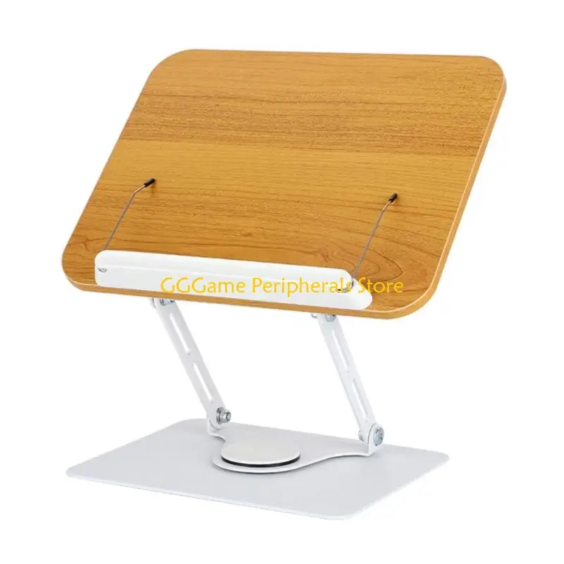 

U55B N Foldable Book Stand Adjustable Reading Tablets Reader Notebook Holder Office