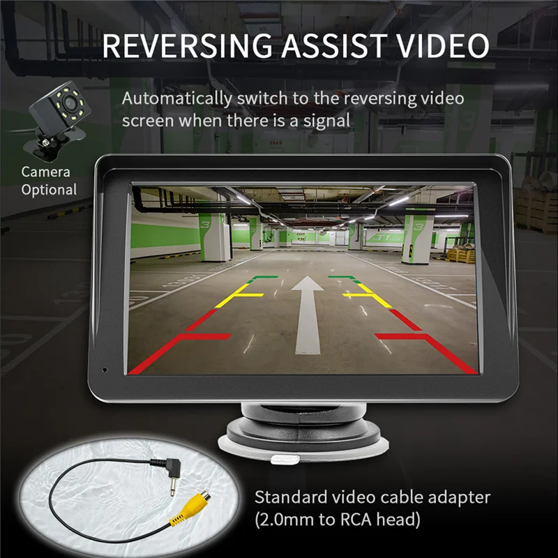 

7 Inch Portable Wireless Carplay Screen Carplay Mp5 Car Mp5 Player GPS Universal Durable Easy To Use High Guality Black