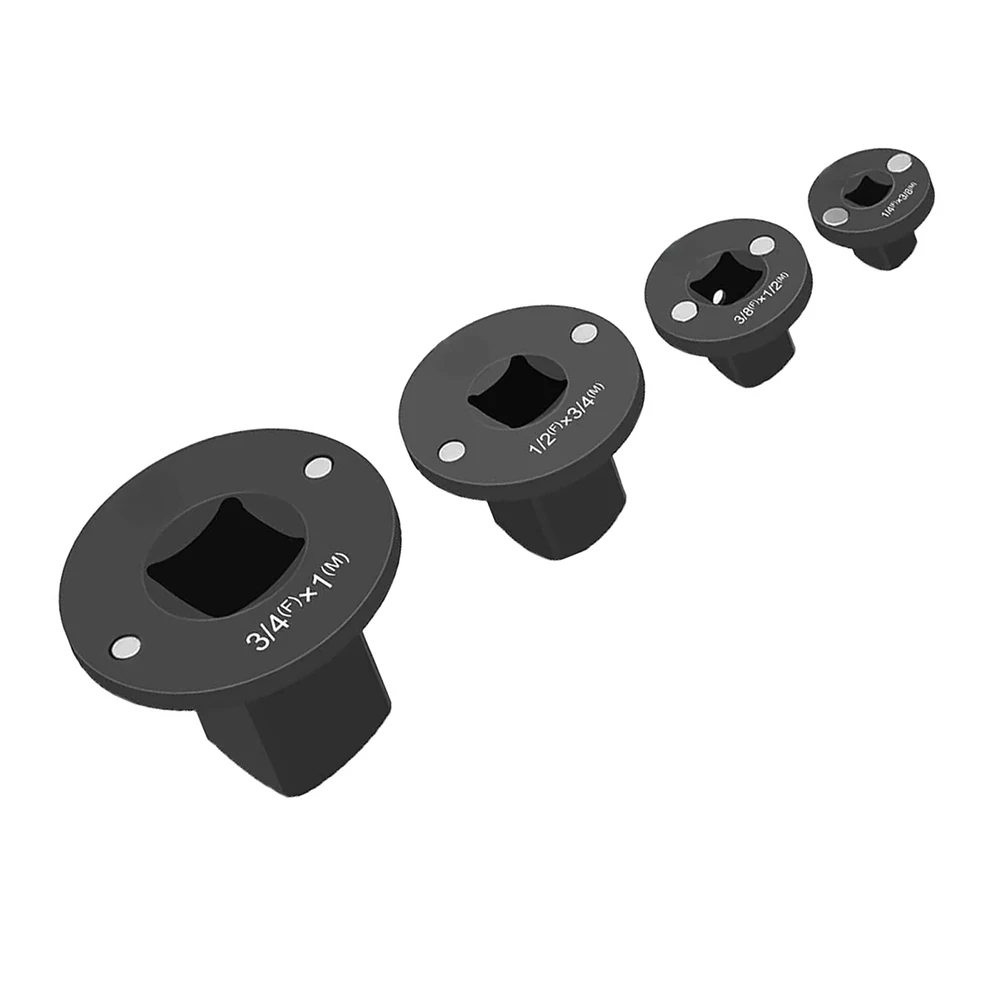 4個セット ロープロファイルソケットアダプターセット ドライブラチェットアダプターセット 自動車DIYツール用 3/4インチから1インチ、1/2インチから3/4インチ、3/8インチから1/4インチ