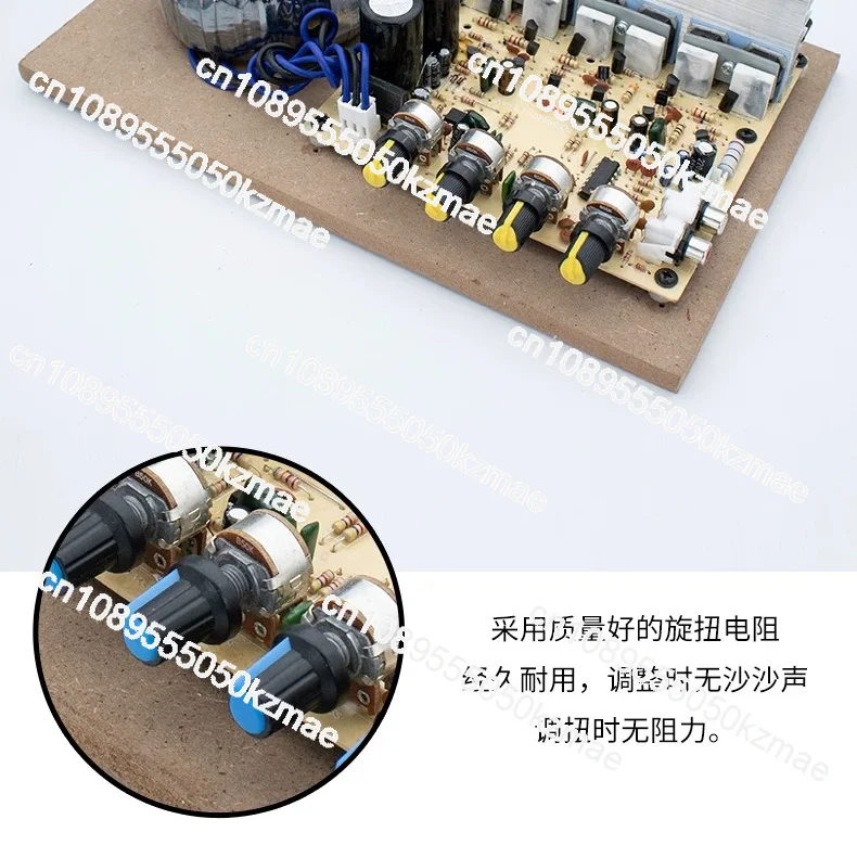 Suitable for 300W with fan subwoofer 2.1 high power amplifier board with tube 3 channel speaker main board view 6