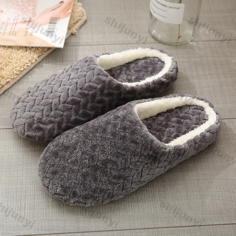 Frauen Winter Home Fell Hausschuhe Cartoon Katze Nicht-Slip Weiche Warme Haus Innen Schlafzimmer Männer Paare Jungen Mädchen Speicher schaum Boden