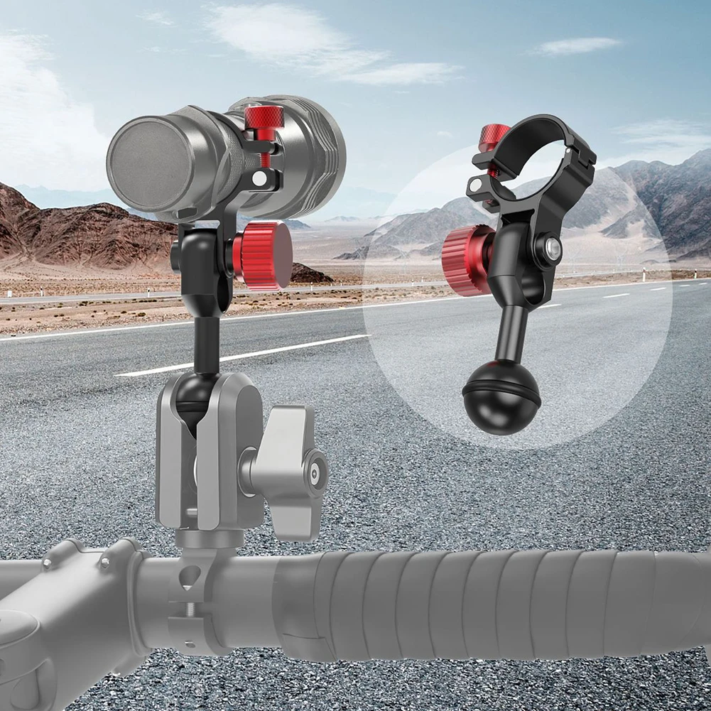 

Cycling Diving Flashlight Holder Mount Aluminium Alloy For Underwater Photography Dia 30-32mm Adjustable Flashlight Clip Tools