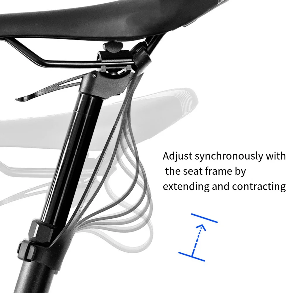 

1PC Silicone Bike Seatpost Guard Cover 40-75/100-125/150-175mm Adjustable for MTB/Road Lifting Seat Tube Protection