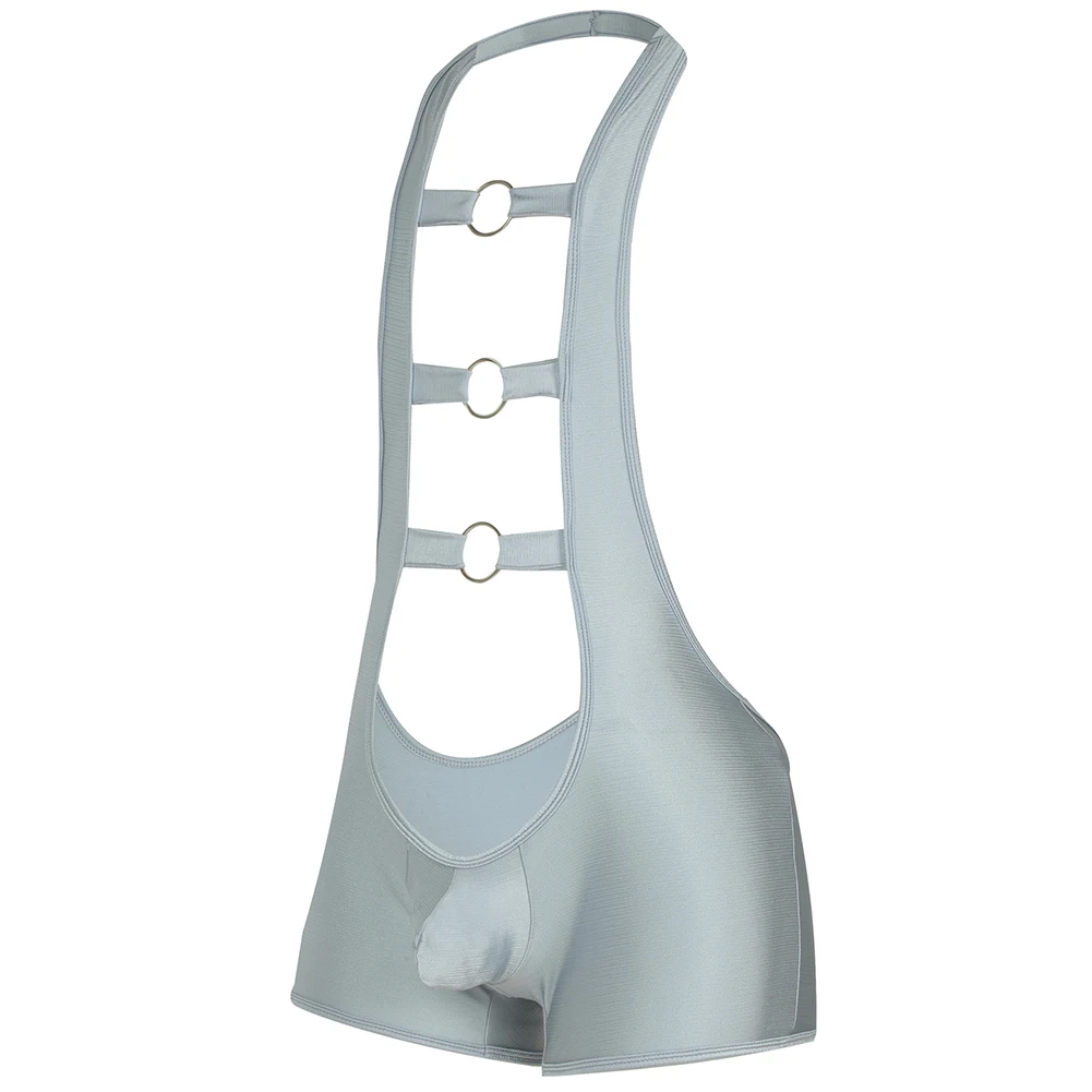 

Commanding Men\\'s Lingerie Jockstrap Boxer Leotard Bodysuit Intimate Sportswear Undergarment Perfect for All Seasons