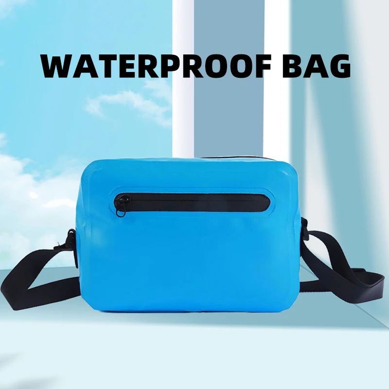 Bolsa seca táctica impermeable PVC para natación, playa y senderismo - imagen 3