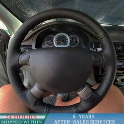 Customized Braid Car Steering Wheel Cover Nappe Leather For Buick Excelle Daewoo Gentra Lacetti 2006-2015 Chevrolet Aveo LOVA