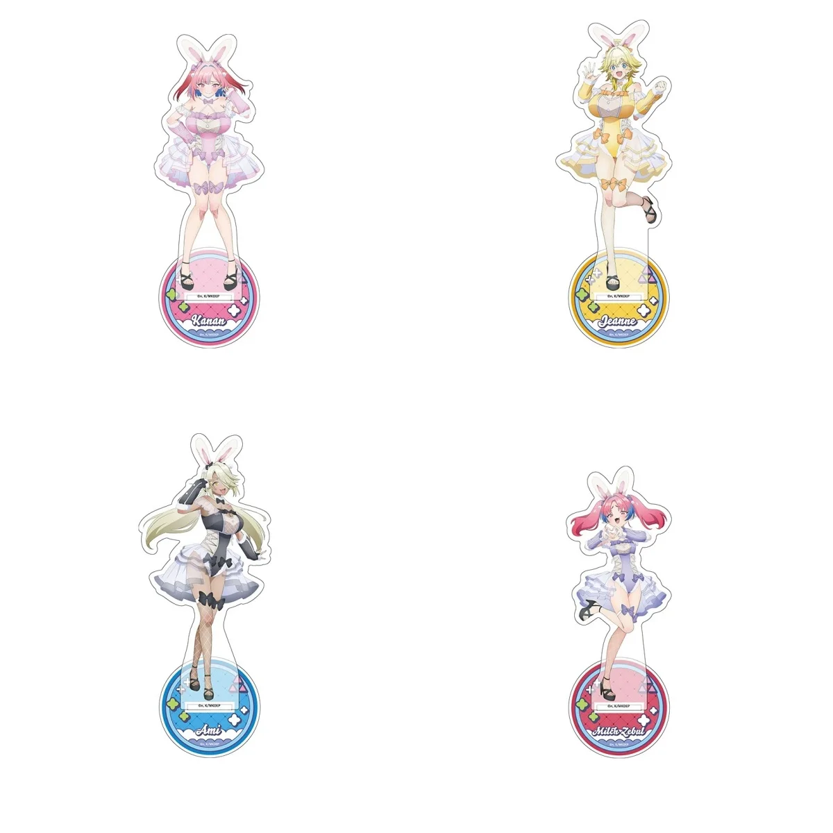 Anime Mistress Kanan Is Devilishly Easy Seated Posture Ami Acrylic Stand Model Plate Keychains Desk Decor