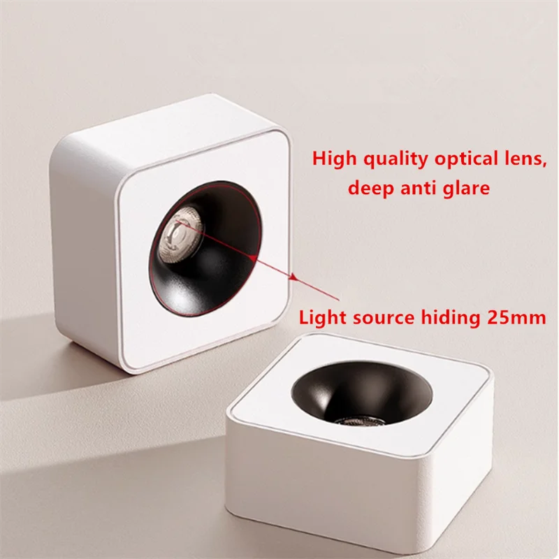 سطح شنت رقيقة جدا LED النازل أوسرام رقاقة 9W12W15W18W20W عكس الضوء مصباح السقف الأضواء AC90 ~ 260 فولت إضاءة داخلية