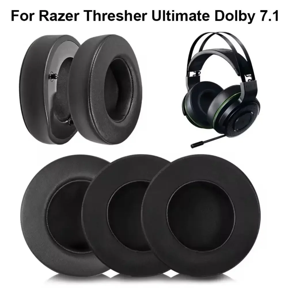 

Replacement Foam Sponge Protein skin /Ice gel Earmuff Suitable for Razer Thresher Ultimate Dolby 7.1 Headphone Accessories