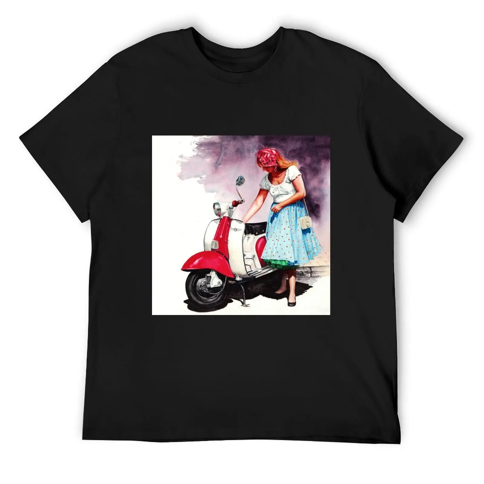 Fifties Lambretta Girl T-Shirt