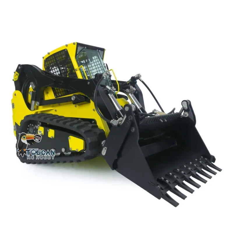 

LESU 1/14 Metal Aoue Lt5 RC Hydraulic Loader Assembled DIY Painted Skid-Steer Tracked Trucks Toys Light Sound Thzh1391-SMT8