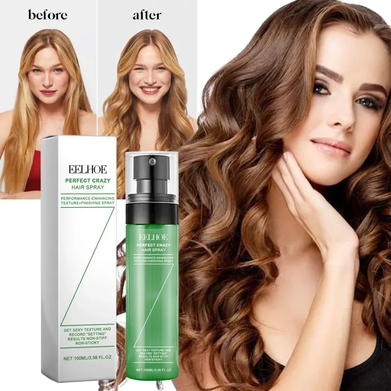 Fluffy Volumising Hair Spray Hair Thickening Refreshing Freshing Oil Control Frizz Treatment Firm Hold No Wash Dry Hair Spray