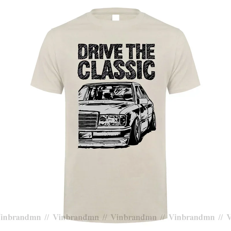 For Man New T Shirt S-6XL Drive The Classic Car W124 W201 t shirt Tops design 2022 New Arrival Fashionable T shirt Newest Summer view 4