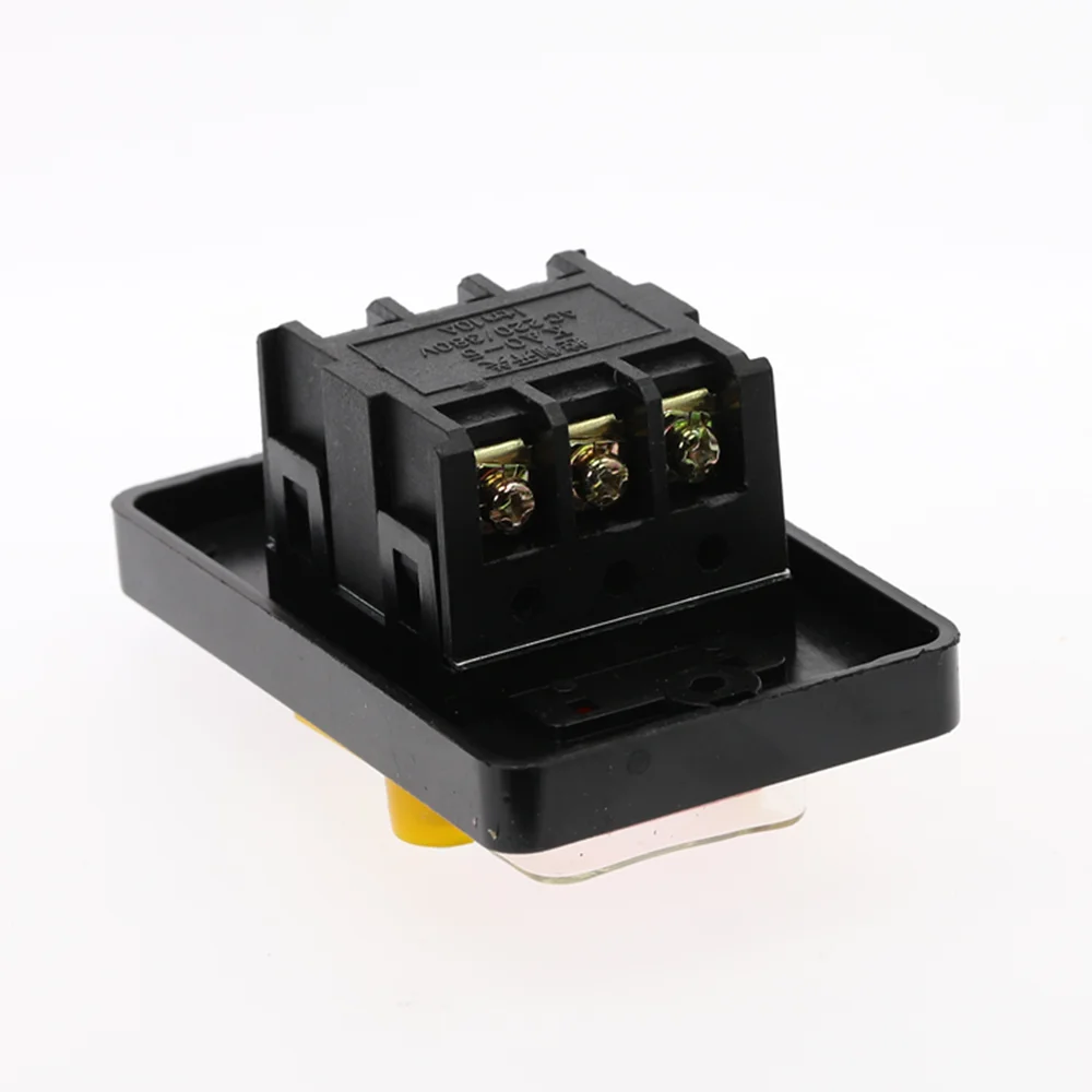 1Pcs AC220V/380V 10A ON OFF 3 Phase Plastic Power Start Switch KAO-5M 50HZ/60HZ Waterproof Push Button Switch