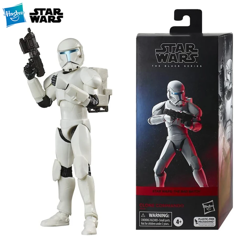 

[In-Stock] Hasbro STAR WARS The Black Series Clone Commando (The Bad Batch) 6-Inch-Scale Action Figure Model Ornament Toy Gifts