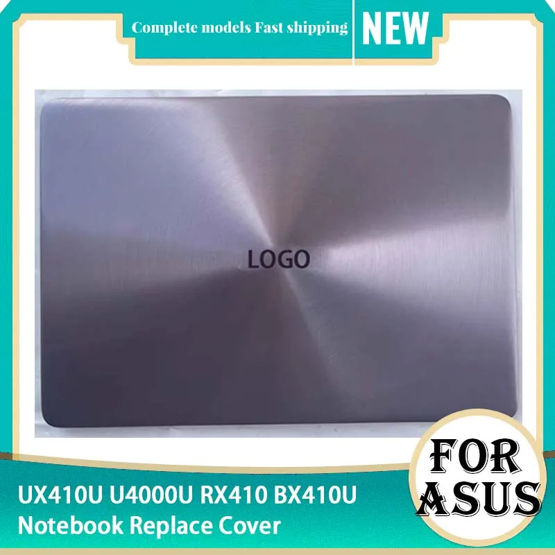 NEW Metal Original Laptop Screen Back Cover For ASUS UX410 U410U UX410UA U4000U LCD Top Case Front Bezel Hinges Silver Gray