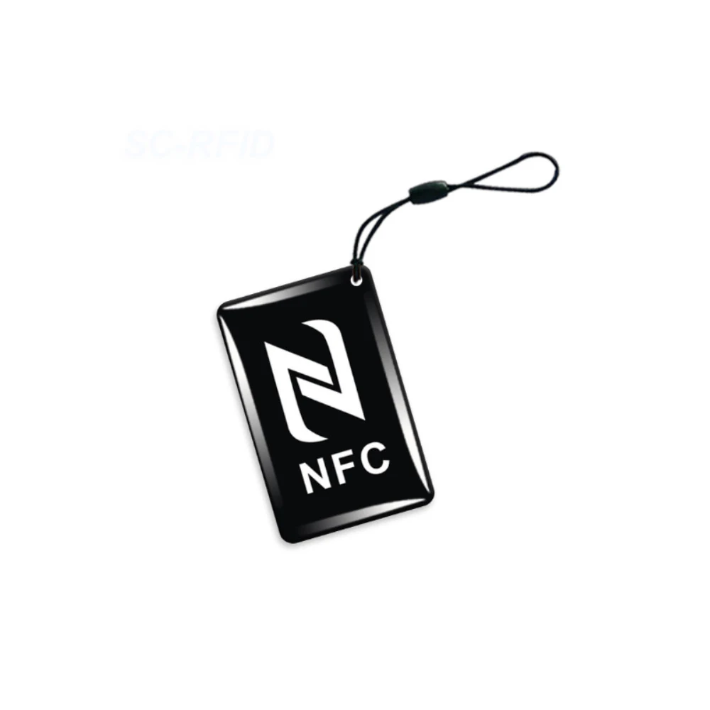 13.56 ميجا هرتز NTAG215 عالية التردد الايبوكسي NFC علامة المفاتيح 4 ألوان علامة RFID العالمية #2