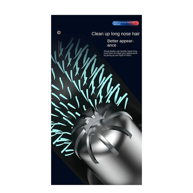 Tondeuse électrique en poils antarctiques pour hommes, tondeuse d'oreille aste USB, rasoir portable en poils antarctiques, étanche, propre et sûr, installation facile