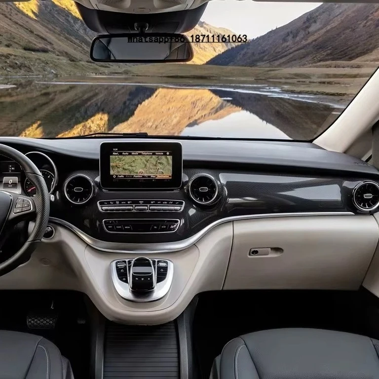 Acessórios de Luxo para Interior de Carro, Upgrade de Console Automotivo Modificado, Console Central para Vito V-class