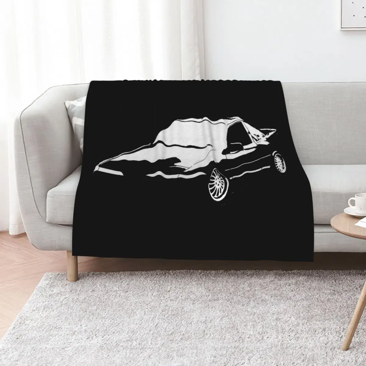 

1G DSM BlackWhite Throw Blanket Nap Stuffeds Soft Beds blankets ands Blankets