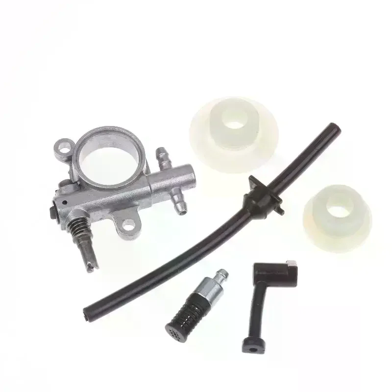 Oil Pump Line Hose Kit With Integrated Endless Screw For 25CC 2500 Chainsaw Pump Nozzle Connection Chainsaw